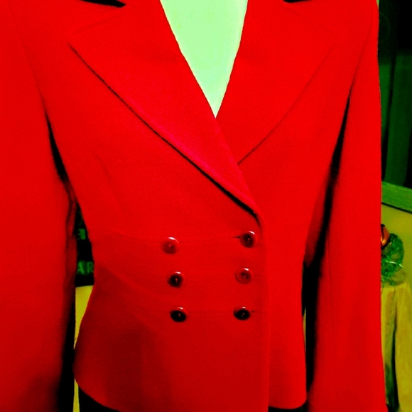 Tahari Wool fitted sexy little jacket size 4 - Picture 1 of 16